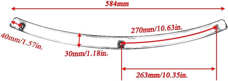 Twinyan Motorcycle Windscreen Windshield Trim Gloss Black Steel Smooth Compatible for Harley Davidson Touring Street Glide Electra Glide Ultra Limited Tri Glide 1996-2013 - Image 4